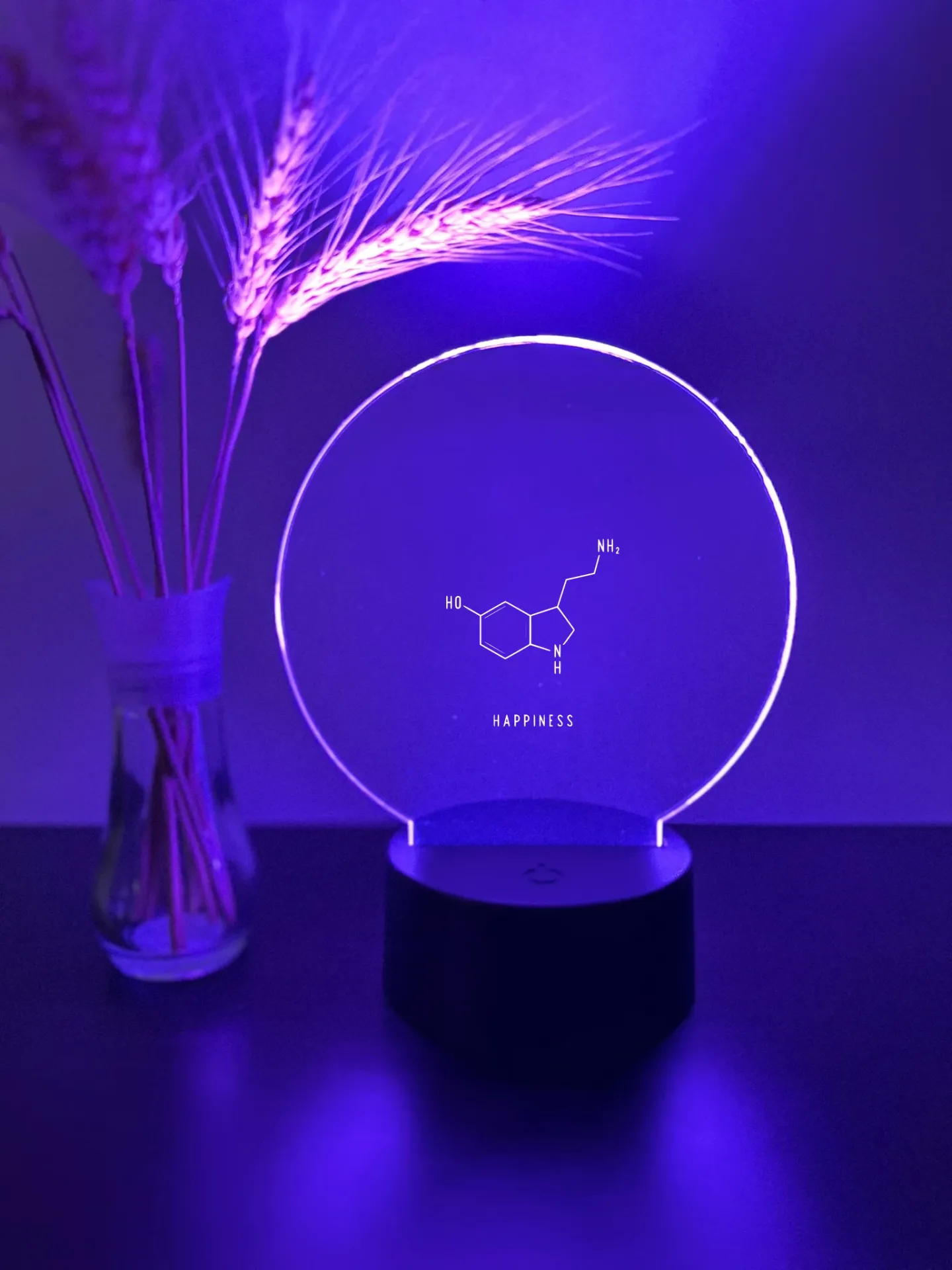 Happiness Molecule Art